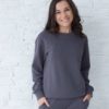 Графитовое худи для будущих и кормящих мам Spring Костюмы 12