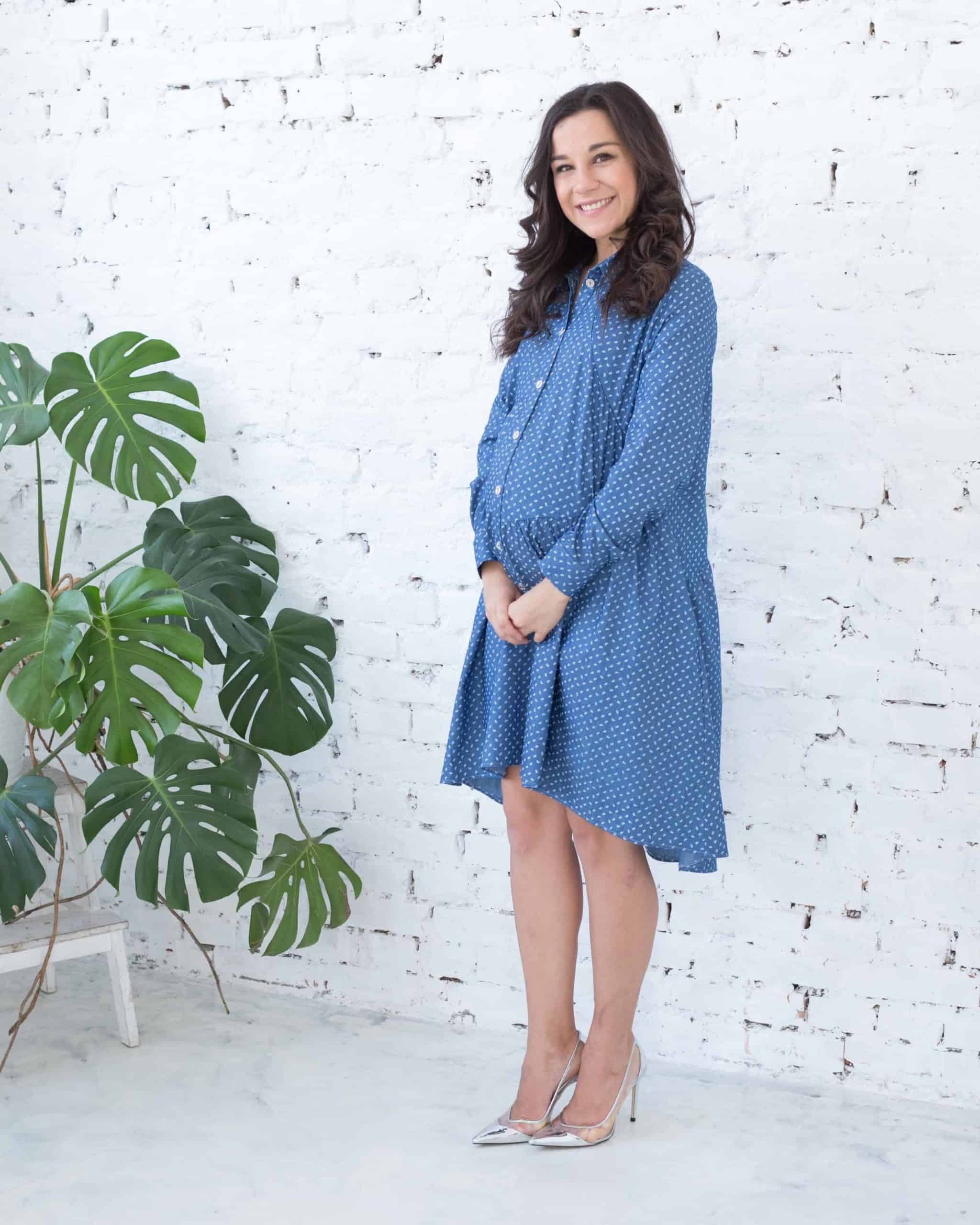 Джинсовое платье для будущих и кормящих мам Naomi New Джинсовое платье для будущих и кормящих мам Naomi New — изображение 2