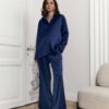 Серебряный костюм для будущих и кормящих мам Mira Атласный костюм 25
