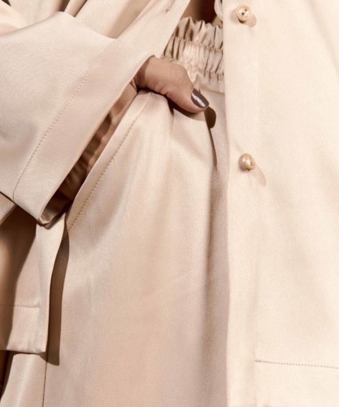 Бежевый костюм для будущих и кормящих мам Mira Бежевый костюм для будущих и кормящих мам Mira — изображение 3