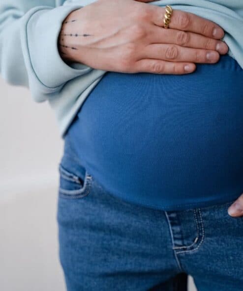 Голубые джинсы moms для будущих мам Ruan NEW Голубые джинсы moms для будущих мам Ruan NEW — изображение 2