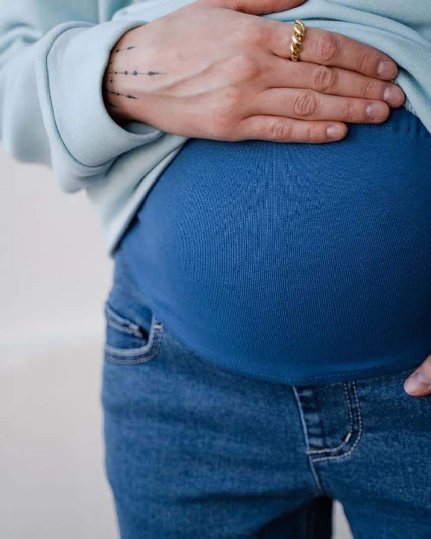 Голубые джинсы moms для будущих мам Ruan NEW Голубые джинсы moms для будущих мам Ruan NEW — изображение 2