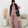Кофейные брюки для будущих и кормящих мам Soft
