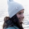 Бордовая вязаная шапка Byton Бордовая вязаная шапка Byton Новинки 11