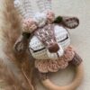 Кофейный эко грызунок-прорезыватель Мишка Грызунки 7