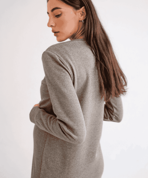 Оливковое платье для беременных и кормящих мам Sharlotta Оливковое платье для беременных и кормящих мам Sharlotta — изображение 7