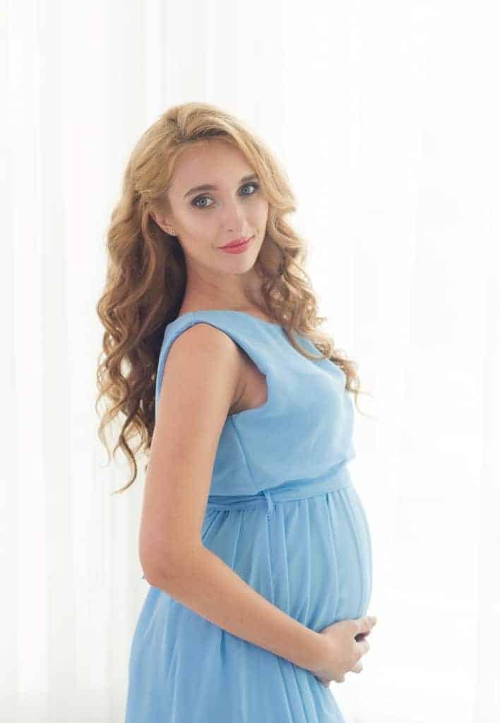 Голубое платье для беременных Bliss Голубое платье для беременных Bliss — изображение 2
