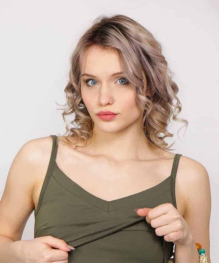 Платье цвета хаки для беременных и кормящих мам Nita Платье цвета хаки для беременных и кормящих мам Nita — изображение 8