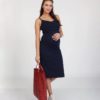 Синее платье для будущих и кормящих мам Emily Лето 18