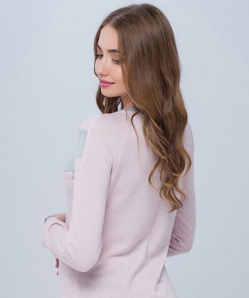 Розовый свитшот для будущих и кормящих мам Orla — изображение 4