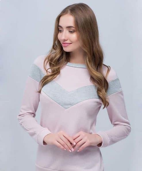 Розовый свитшот для будущих и кормящих мам Orla — изображение 5