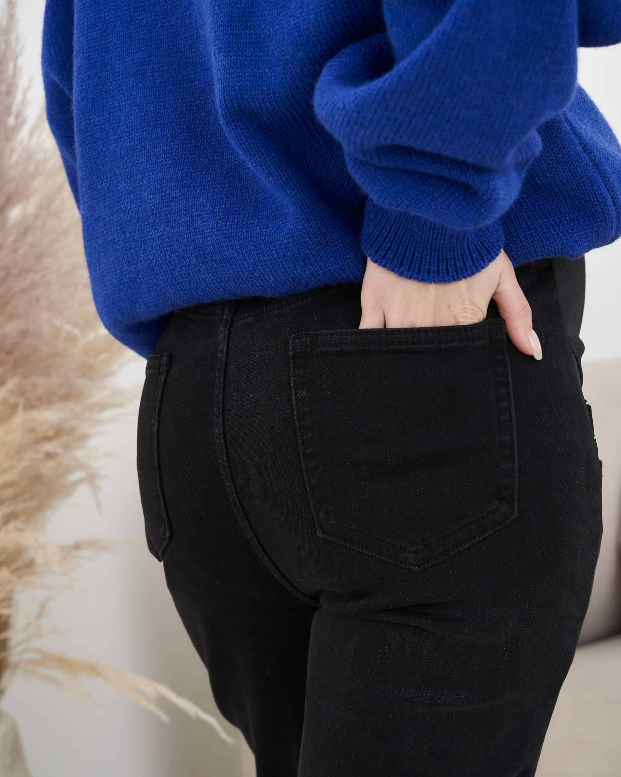 Черные утеплённые джинсы moms для беременных Isla New Черные утеплённые джинсы moms для беременных Isla New — изображение 9