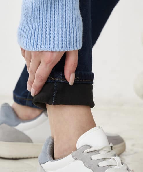 Синие утеплённые джинсы moms для беременных Isla New Синие утеплённые джинсы moms для беременных Isla New — изображение 8