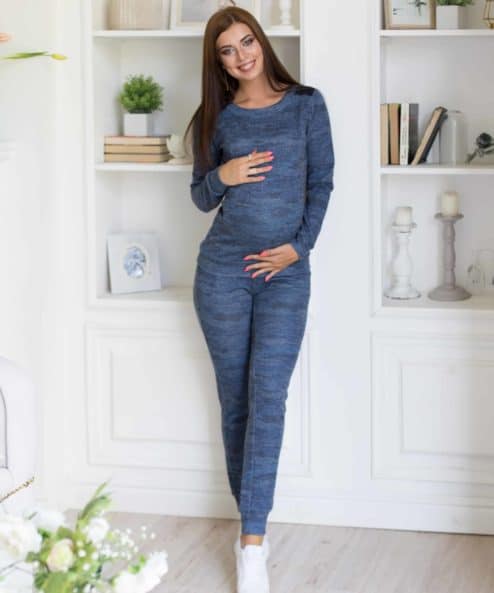 Синий костюм для будущих и кормящих мам Blue Сhik