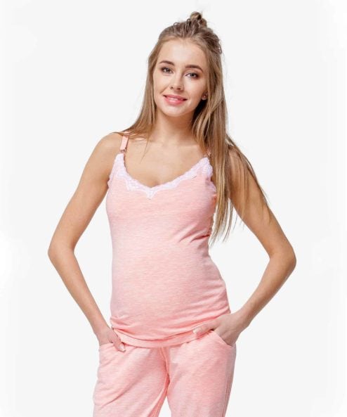 Персиковая пижама для беременных и кормящих Peach Coton Персиковая пижама для беременных и кормящих Peach Coton — изображение 4
