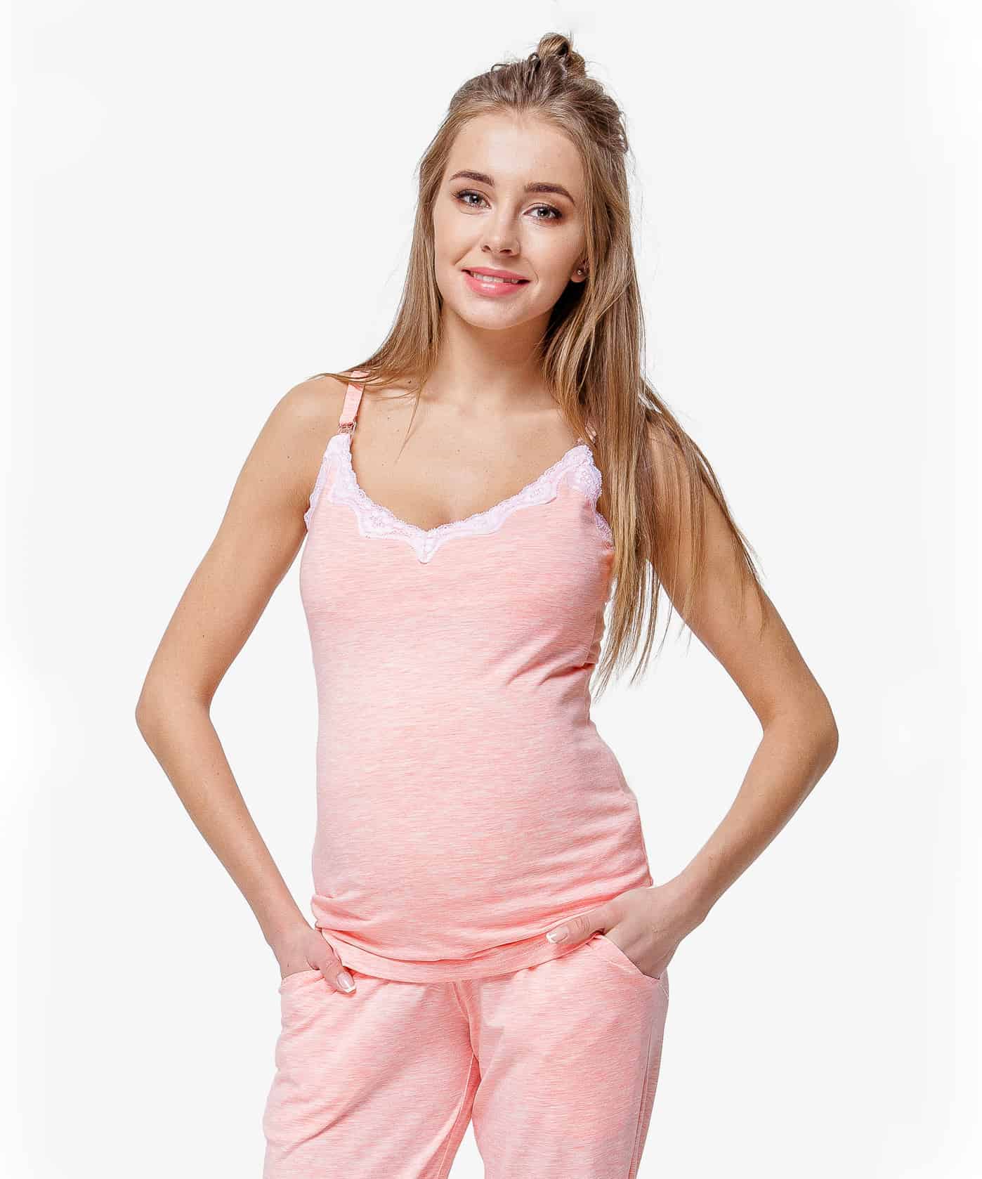 Персиковая пижама для беременных и кормящих Peach Coton Персиковая пижама для беременных и кормящих Peach Coton — изображение 4