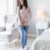 Голубой лонгслив для будущих и кормящих мам Stefania New Распродажа одежды для беременных 19