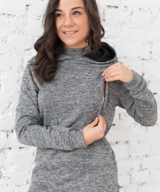 Серый костюм для будущих и кормящих мам Wool Chic Серый костюм для будущих и кормящих мам Wool Chic — изображение 2
