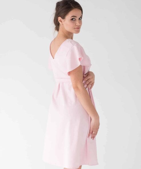 Нежно-розовое платье для будущих и кормящих мам Lovely Нежно-розовое платье для будущих и кормящих мам Lovely — изображение 8