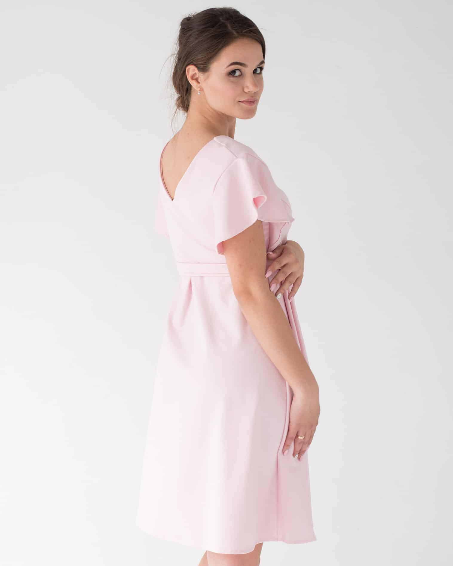 Нежно-розовое платье для будущих и кормящих мам Lovely Нежно-розовое платье для будущих и кормящих мам Lovely — изображение 8