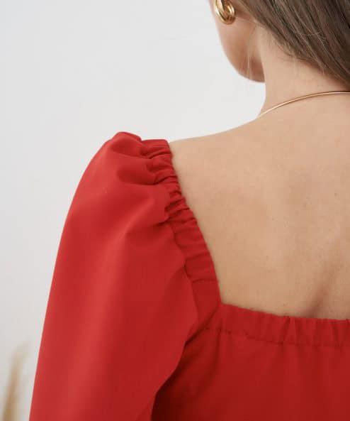 Красное платье для будущих и кормящих мам Virginia — изображение 9