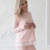 Пудровые брюки для будущих и кормящих мам Summer Пудровые брюки для будущих и кормящих мам Summer Костюмы 12