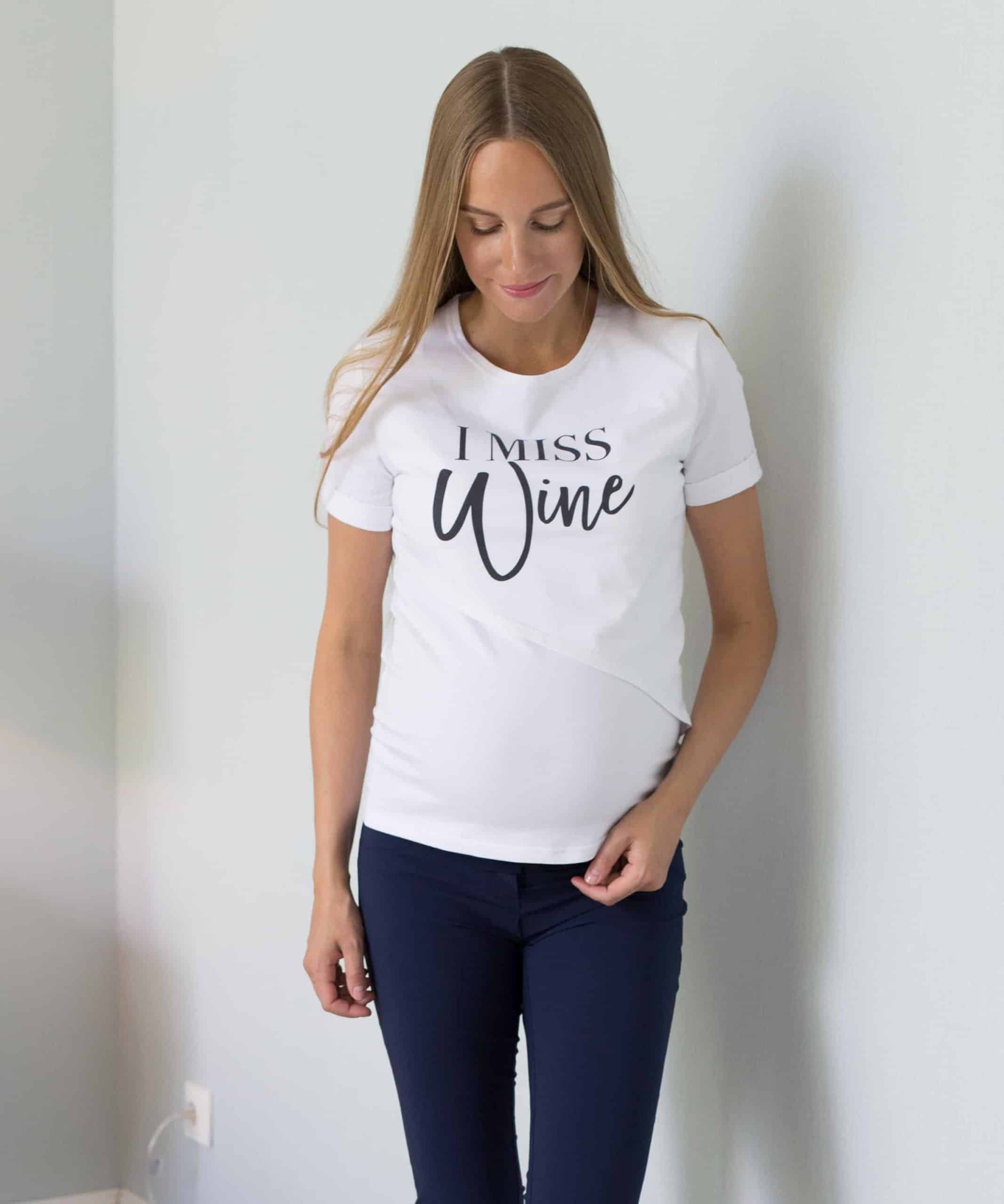 Футболка для будущих и кормящих мам Miss Wine Футболка для будущих и кормящих мам Miss Wine — изображение 2