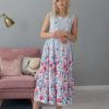 Голубой сарафан для будущих и кормящих мам Chloe Голубой сарафан для будущих и кормящих мам Chloe Лето 21