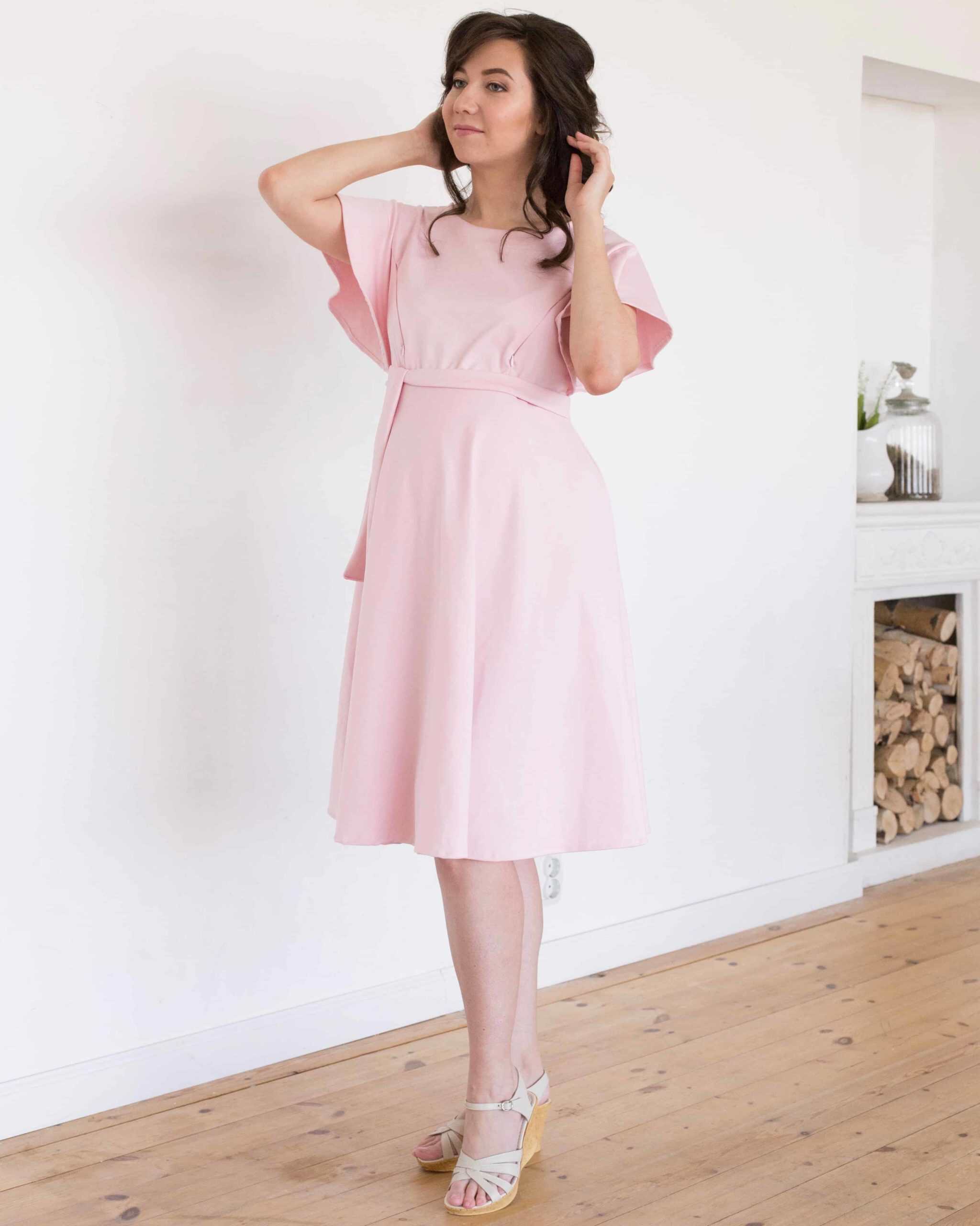 Нежно-розовое платье для будущих и кормящих мам Lovely Нежно-розовое платье для будущих и кормящих мам Lovely — изображение 6