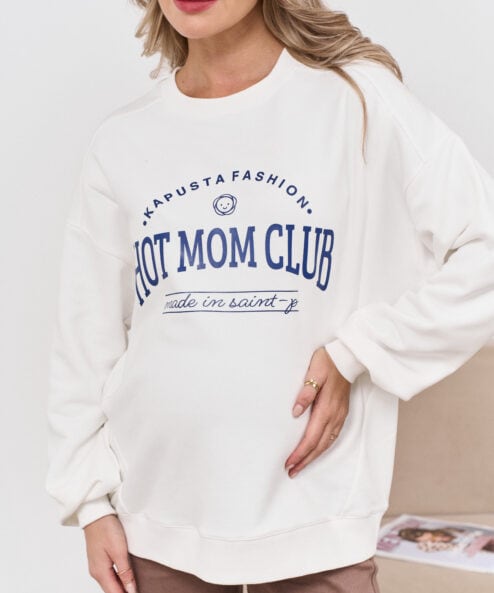 Молочный свитшот для будущих и кормящих мам Hot Mom Молочный свитшот для будущих и кормящих мам Hot Mom — изображение 6