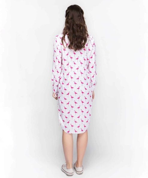 Платье-рубашка для беременных и кормящих мам Flamingo Платье-рубашка для беременных и кормящих мам Flamingo — изображение 7