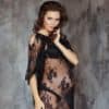 Белый короткий кружевной пеньюар Новинки 16