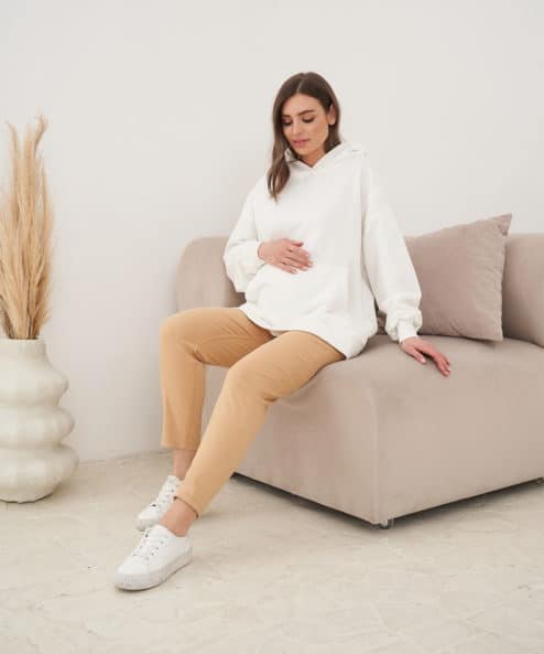 Бежевые джинсы moms для будущих мам Hampton Бежевые джинсы moms для будущих мам Hampton — изображение 6