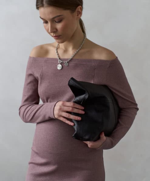 Кофейное платье для будущих и кормящих мам Everett NEW Кофейное платье для будущих и кормящих мам Everett NEW — изображение 3