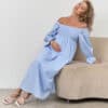 Темно-коричневые джинсы moms для будущих мам Desire Весна 25