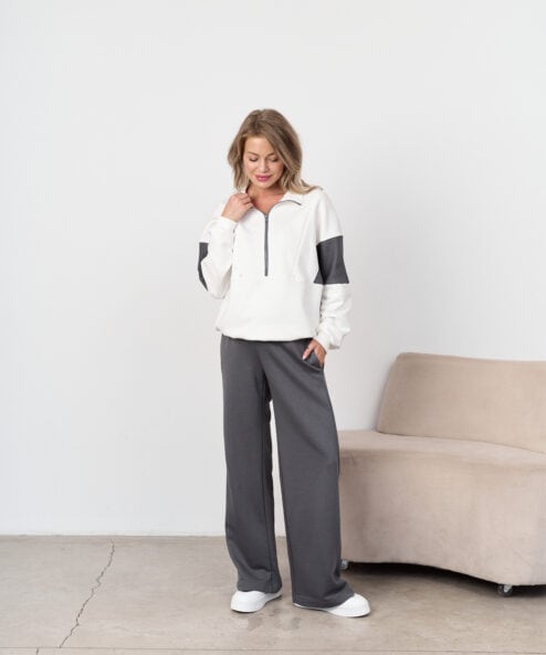 Графитовые брюки для будущих и кормящих мам Flex New Графитовые брюки для будущих и кормящих мам Flex New — изображение 4