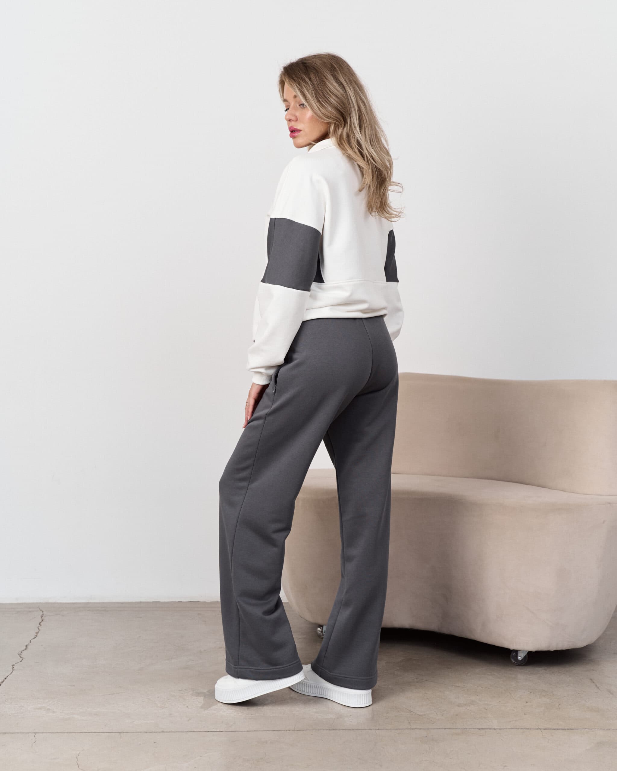 Графитовые брюки для будущих и кормящих мам Flex New Графитовые брюки для будущих и кормящих мам Flex New — изображение 7