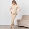 Теплые брюки в цвете хаки для будущих и кормящих мам Trix Warm Зима 30