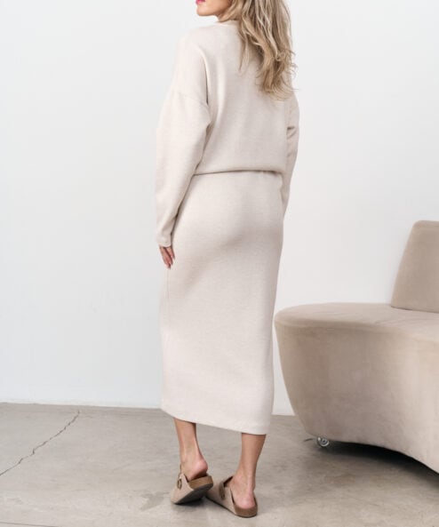 Молочная теплая юбка для будущих и кормящих мам Trendy Молочная теплая юбка для будущих и кормящих мам Trendy — изображение 5