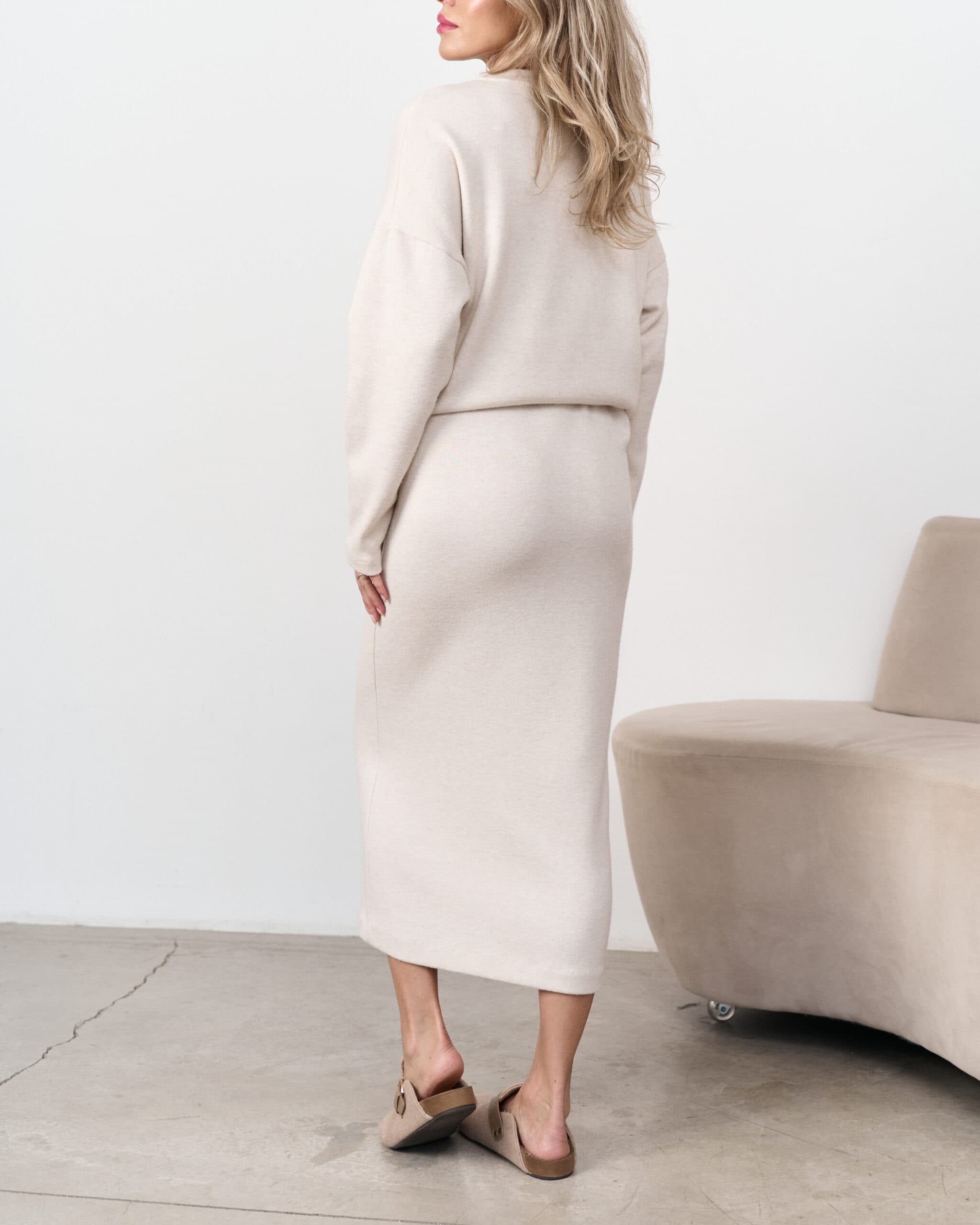 Молочная теплая юбка для будущих и кормящих мам Trendy Молочная теплая юбка для будущих и кормящих мам Trendy — изображение 5