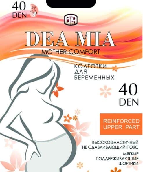 Черные колготки для беременных Dea Mia 40 den — изображение 3
