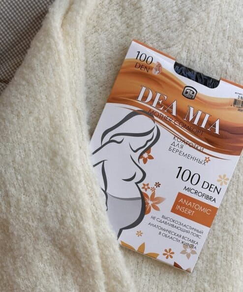 Черные колготки для беременных Dea Mia 100 den