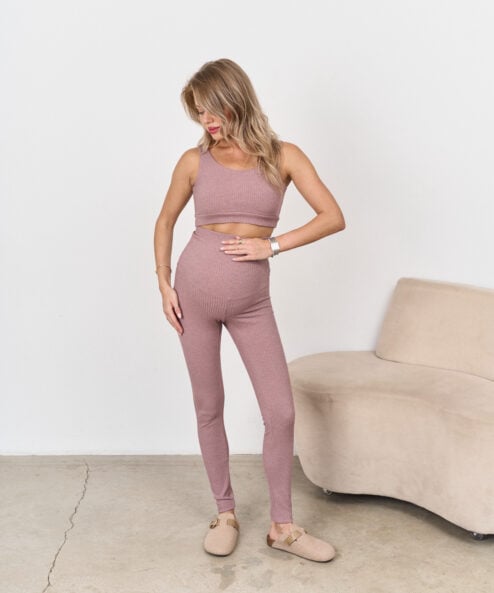 Кофейный топ в рубчик Soft Кофейный топ в рубчик Soft — изображение 6