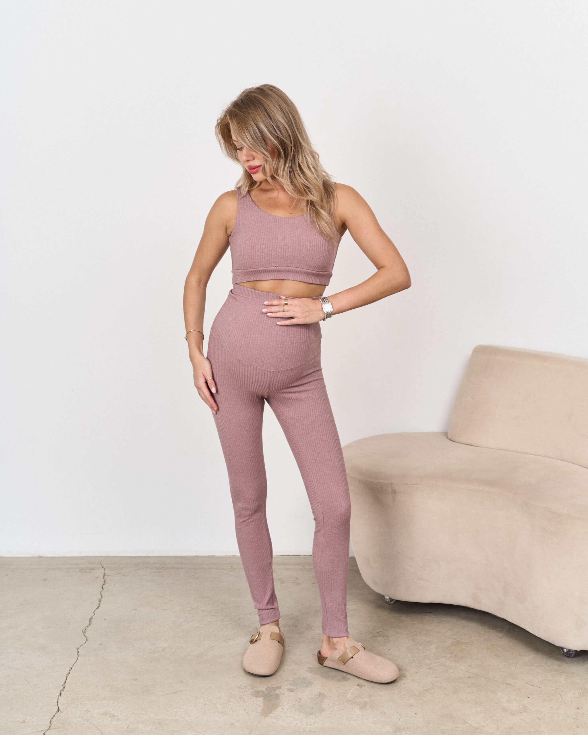 Кофейный топ в рубчик Soft Кофейный топ в рубчик Soft — изображение 6
