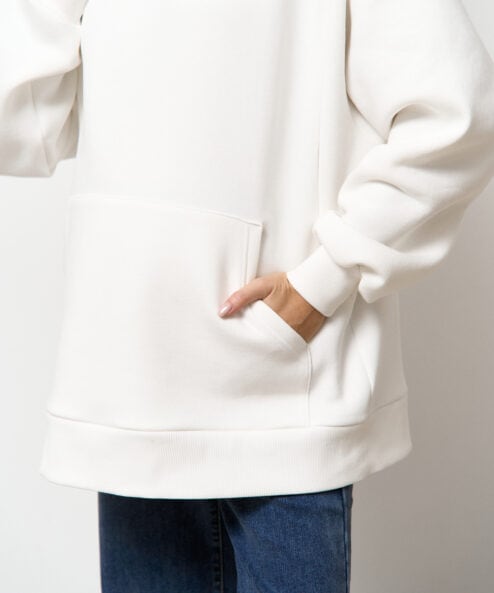 Молочное теплое худи для будущих и кормящих мам Juna Warm — изображение 8
