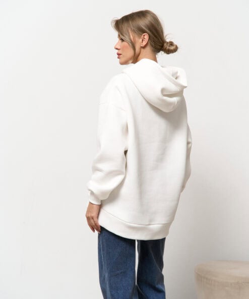 Молочное теплое худи для будущих и кормящих мам Juna Warm — изображение 10