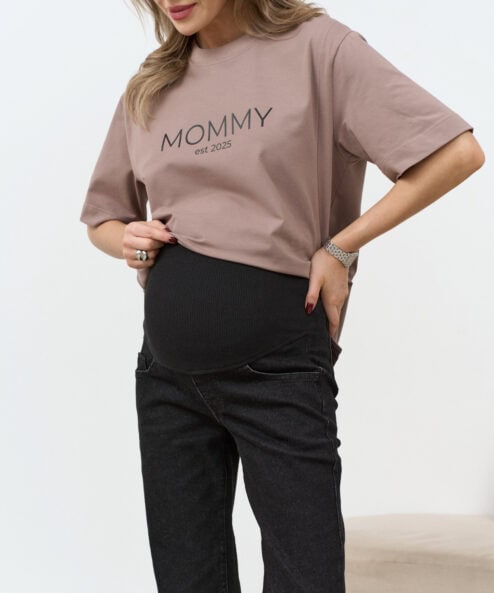 Черные джинсы moms для будущих мам Glendal — изображение 5