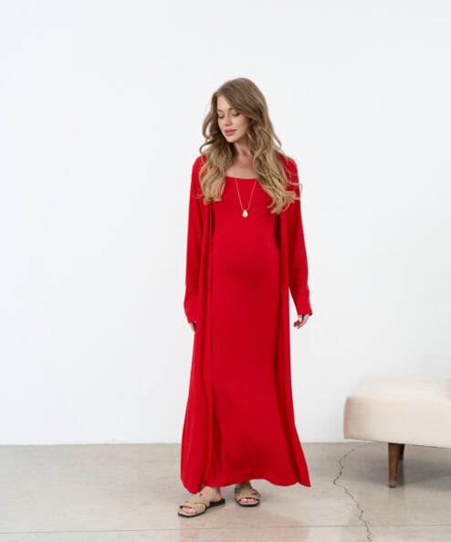 Красный комплект из вискозы Marlen — изображение 5
