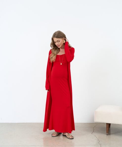 Красный комплект из вискозы Marlen — изображение 9