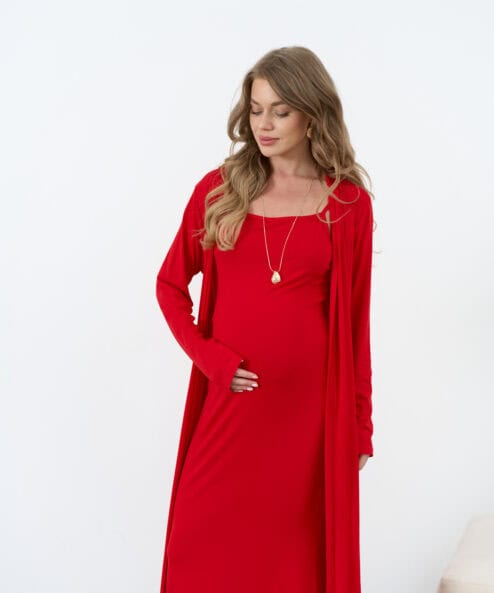 Красный комплект из вискозы Marlen — изображение 8